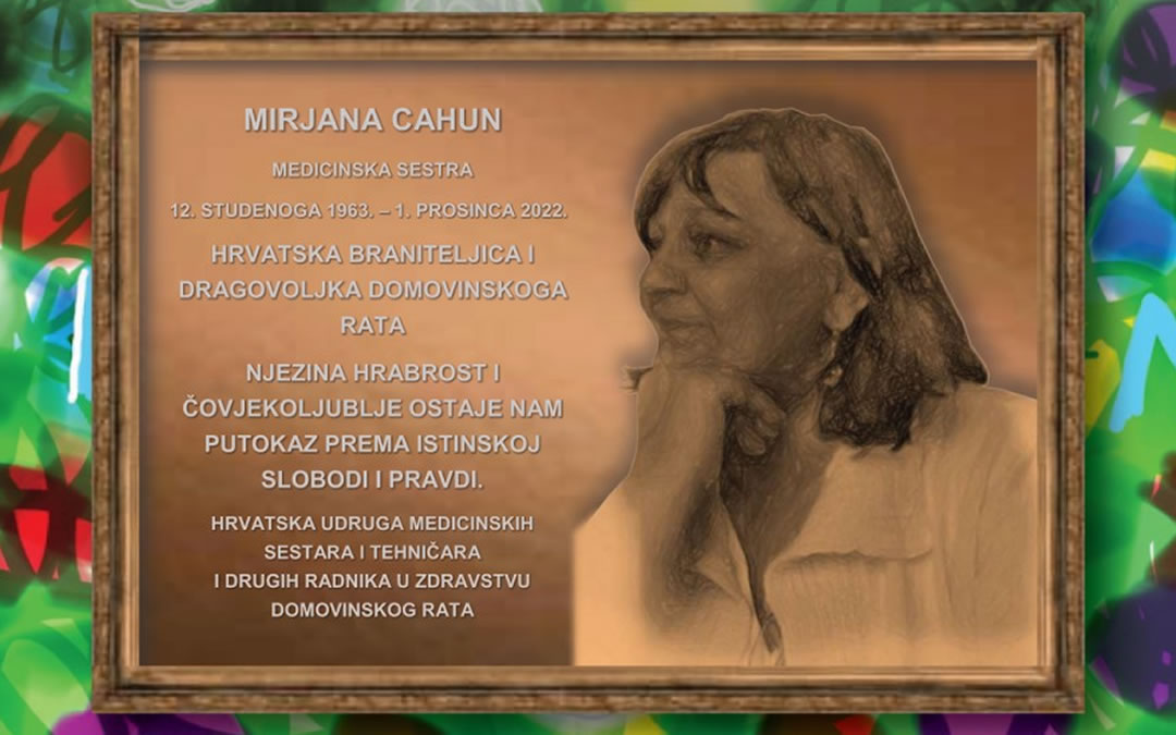 Međunarodni dan sestrinstva i otkrivanje reljefa rano preminuloj kolegici Mirjani Cahun. 12.5.2023. u Lipiku