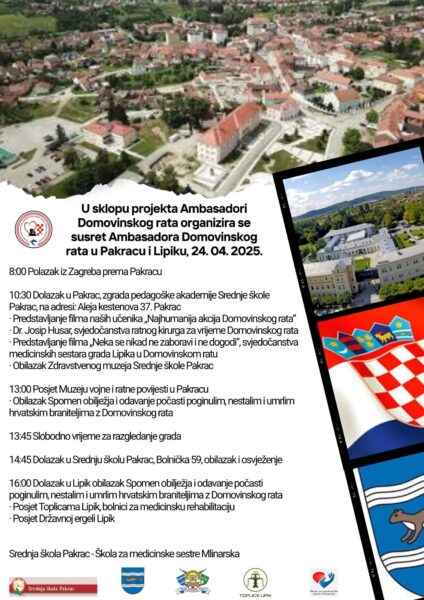 U sklopu projekta Ambasadori Domovinskog rata organizira se susret Ambasadora Domovinskog rata (2)