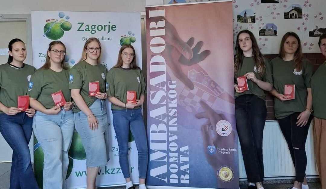 HUMSTIDZRDR PODIJELILA 150  VOLONTERSKIH KNJIŽICA AMBASADORIMA DOMOVINSKOG RATA